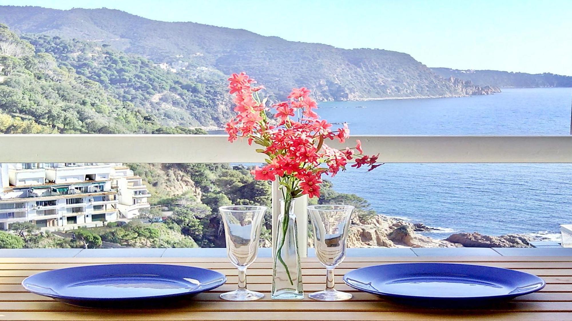 ⭑ Sea Views + Private Beach. What Else? ⭑ Tossa de Mar Dış mekan fotoğraf